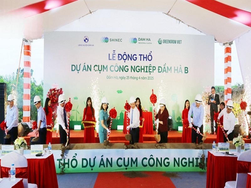 Lễ Khởi công Cụm Công nghiệp Đông Mai, Quảng Ninh 